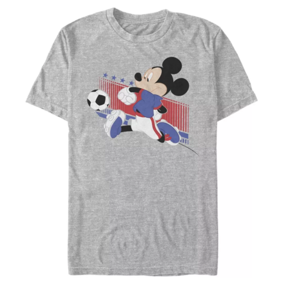 Disney - Micky Maus - Micky Maus USA Kick - Männer T-Shirt günstig online kaufen