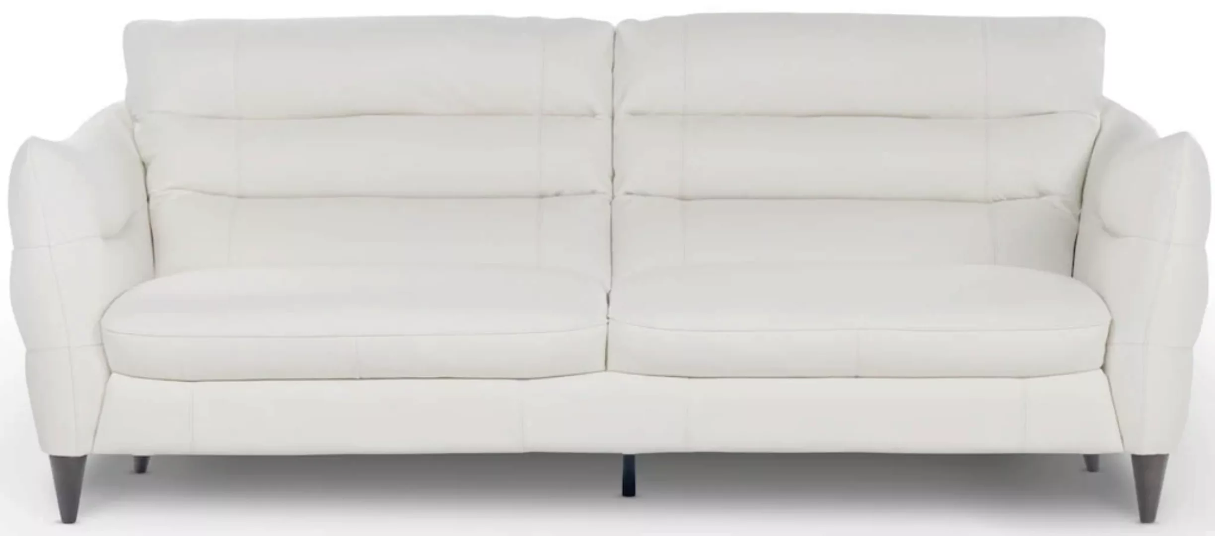 CALIA ITALIA 3-Sitzer "Cabrini, Design trifft super Sitzkomfort,", in Leder günstig online kaufen
