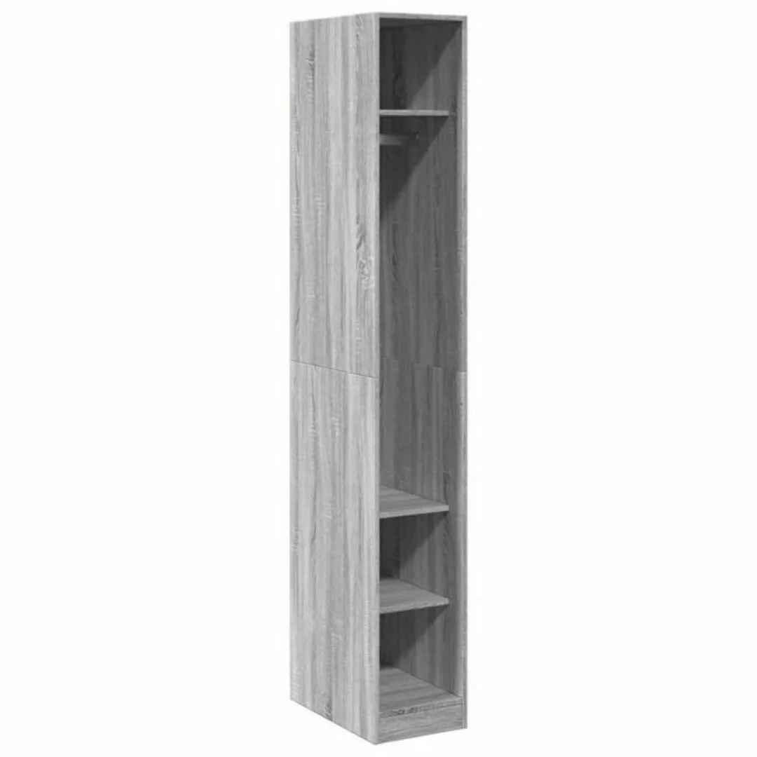 vidaXL Kleiderschrank Kleiderschrank Grau Sonoma 30x50x200 cm Holzwerkstoff günstig online kaufen