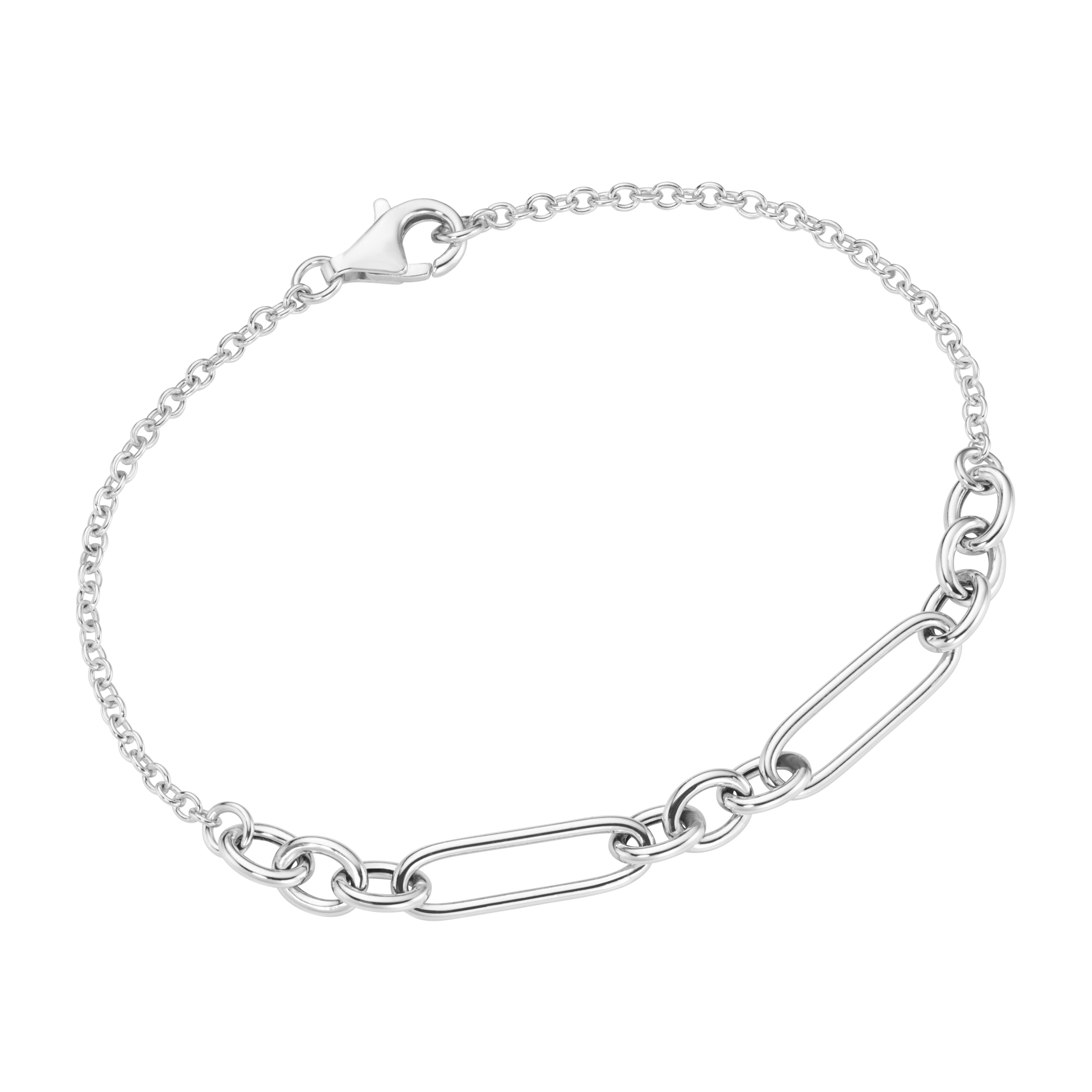 Smart Jewel Armband "längliche ovale Glieder, Silber 925" günstig online kaufen