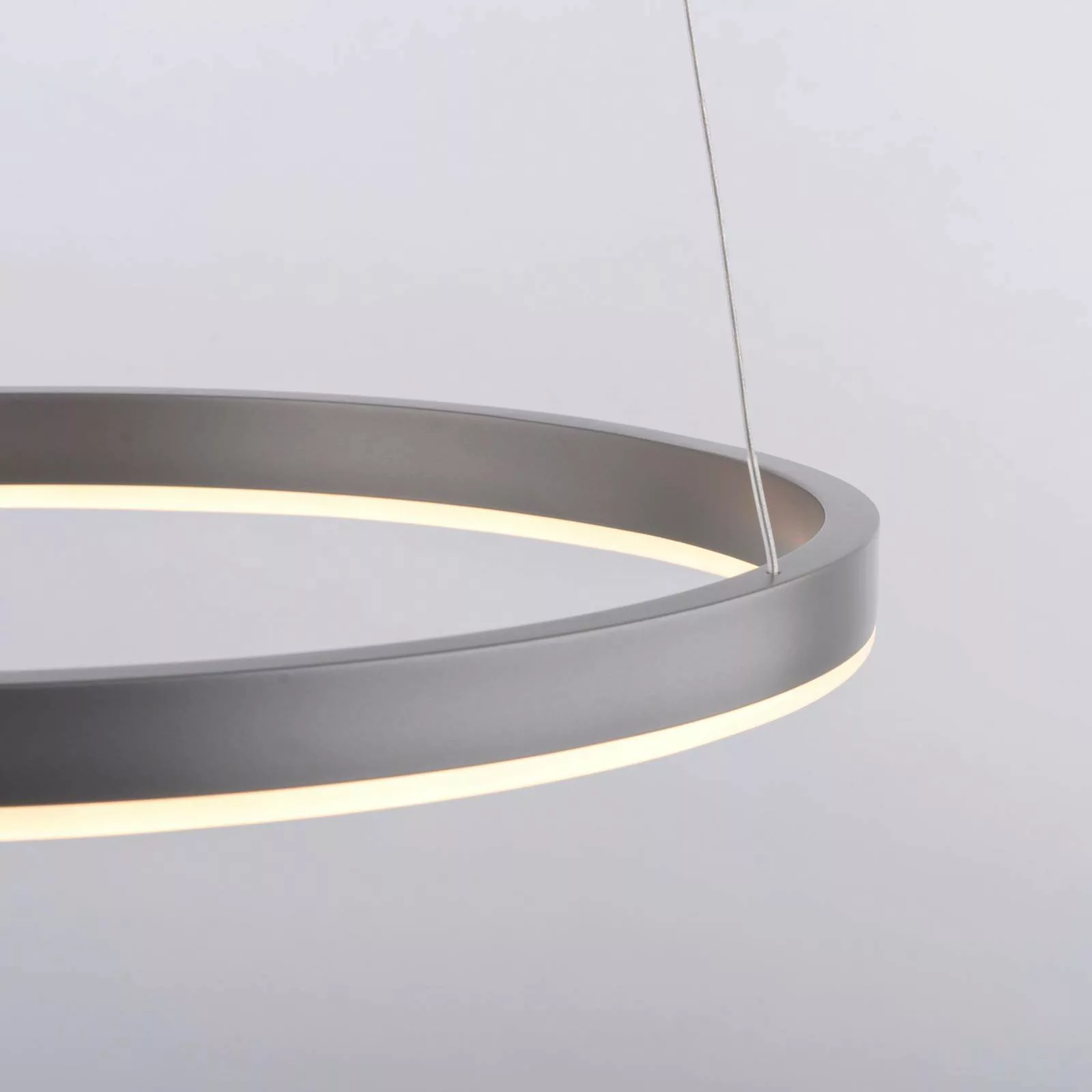 LED-Pendelleuchte Ritus, Ø 39,3cm, aluminium günstig online kaufen