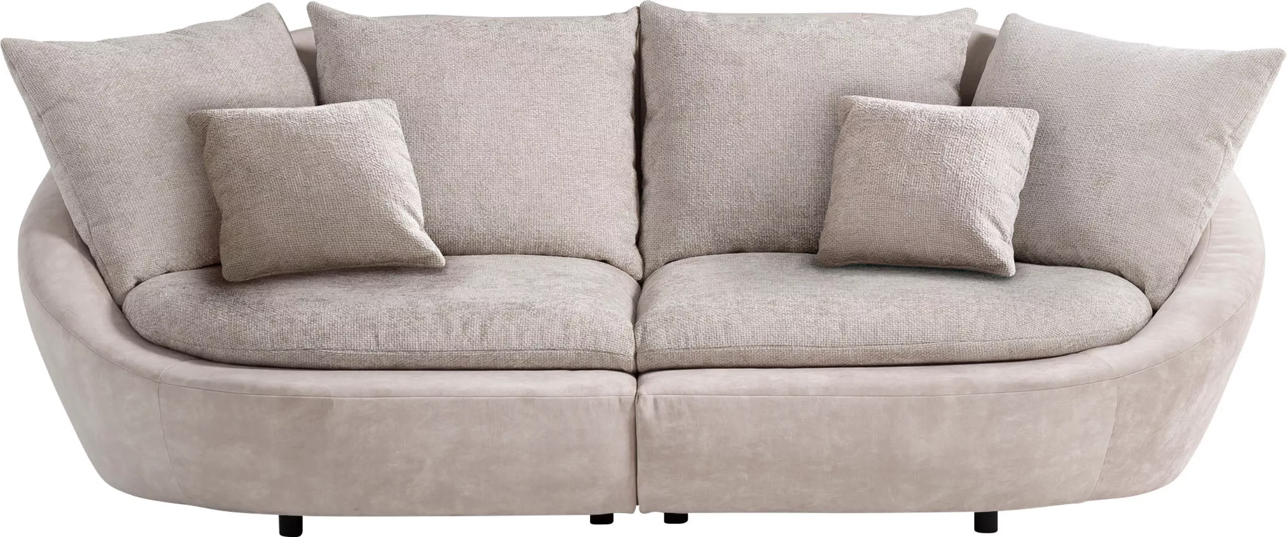 TRENDMANUFAKTUR Big-Sofa "Maui, inklusive 4 Rückenkissen und 2 Zierkissen, günstig online kaufen