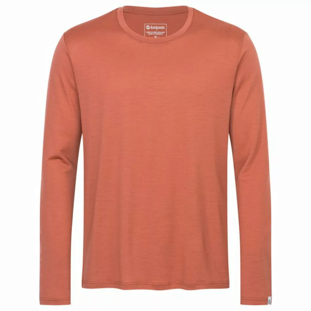 Kaipara - Merino Sportswear Langarmshirt Merino Longsleeve Herren Regularfi günstig online kaufen