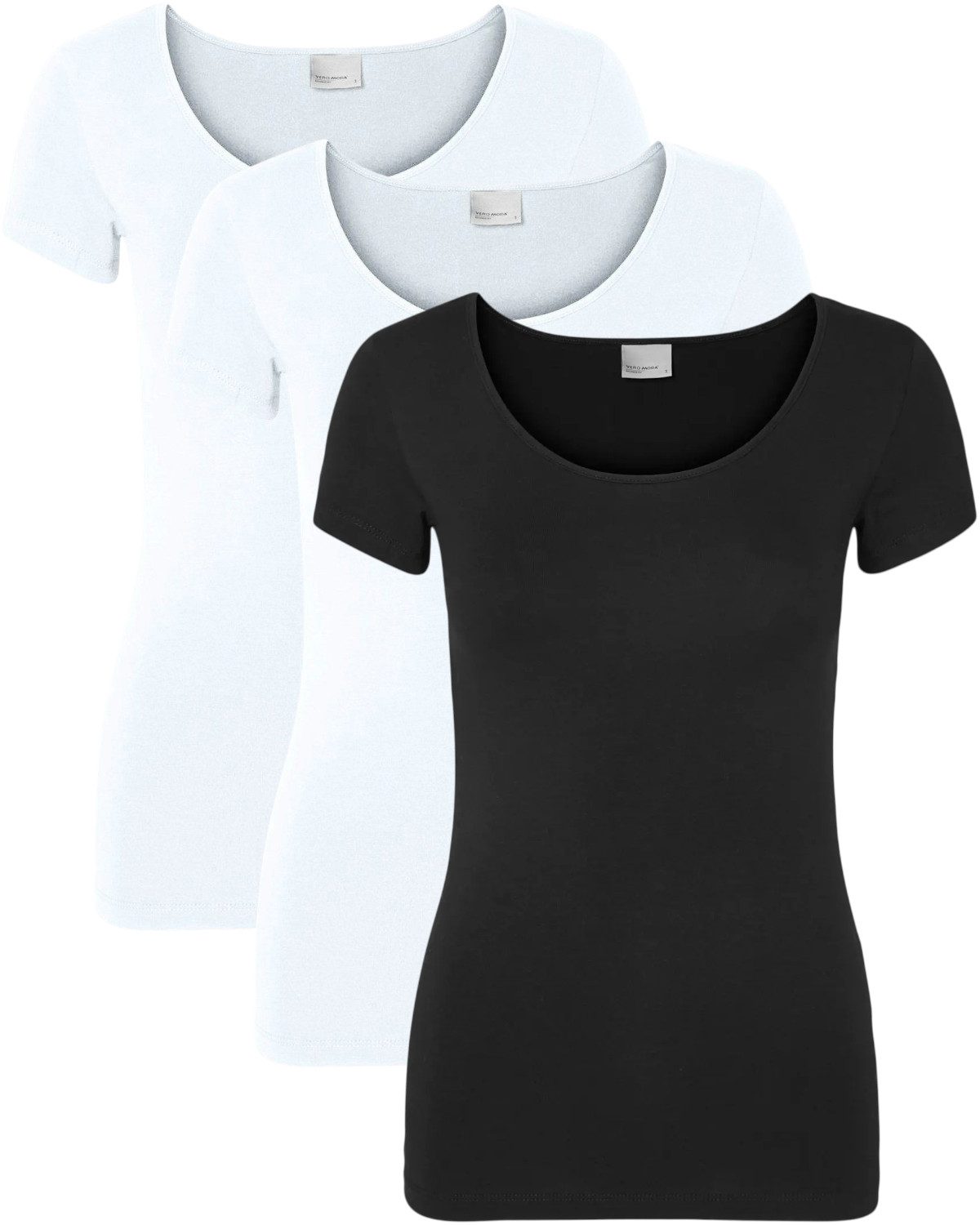 Vero Moda T-Shirt (3er-Pack) Basic T-Shirts günstig online kaufen
