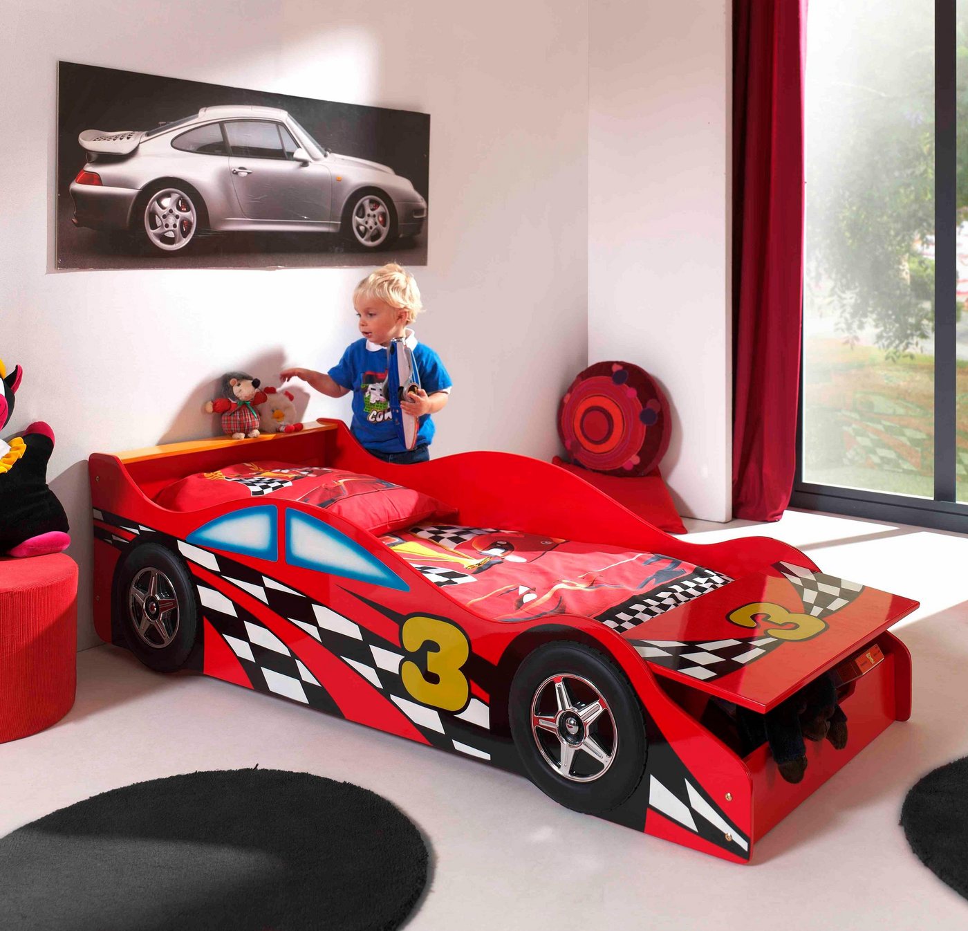 Faizee Möbel Kinderbett RACE CAR Kinder-Autobett günstig online kaufen