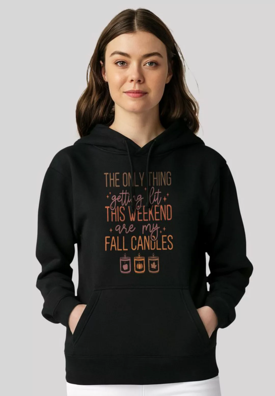 F4NT4STIC Kapuzenpullover getting lit fall candles Premium Qualität günstig online kaufen