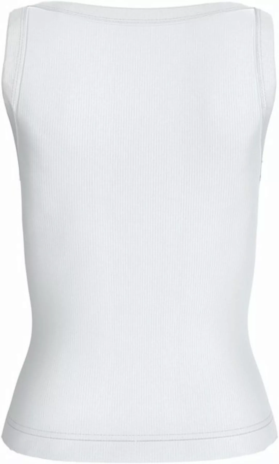 Calvin Klein Jeans Ripptanktop WOVEN LABEL TANK TOP mit Logoaptch günstig online kaufen