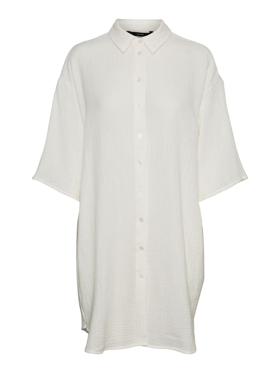 VERO MODA Langes Oversize Hemd Damen White günstig online kaufen
