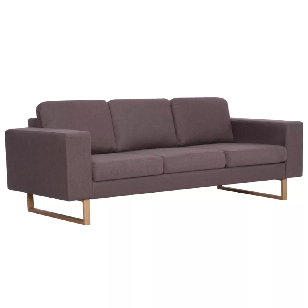 3-sitzer-sofa Stoff Taupe günstig online kaufen
