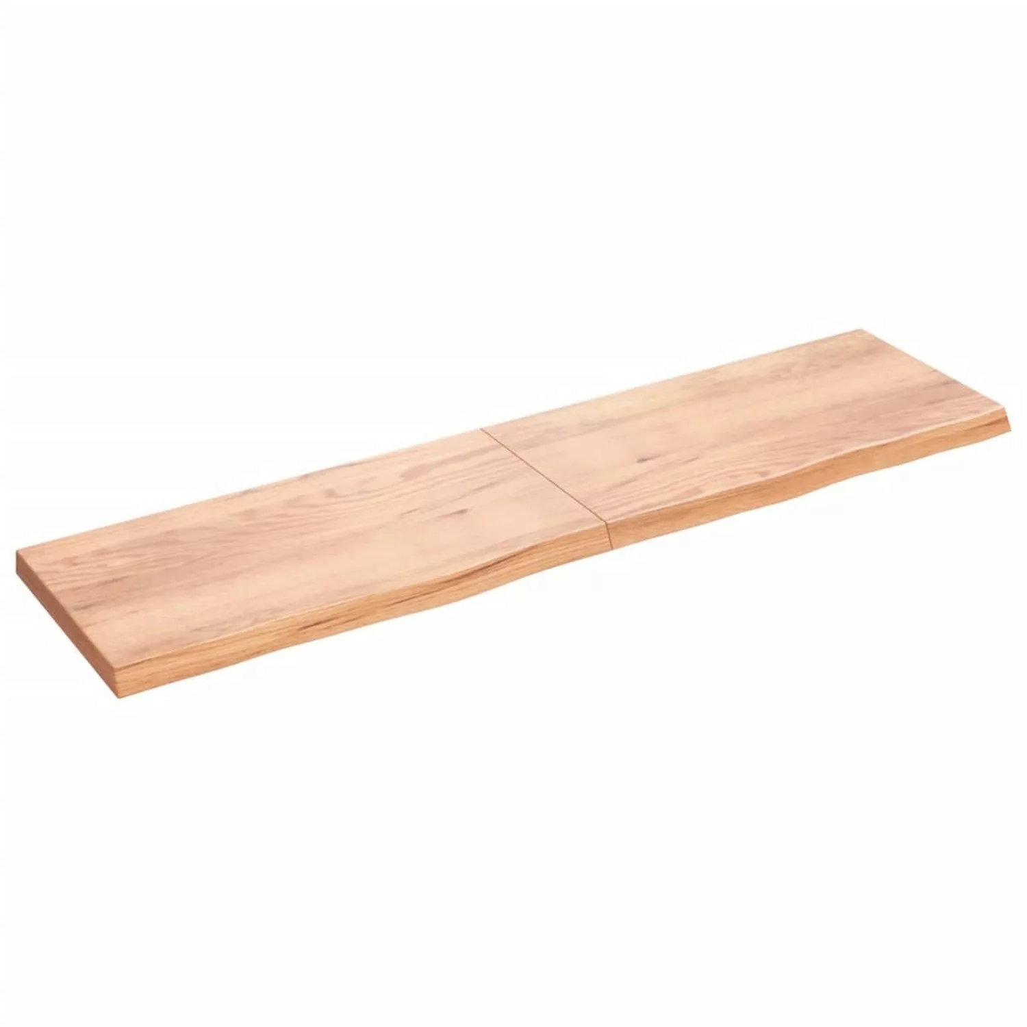 vidaXL Waschtischplatte Hellbraun 200x50x6 cm Massivholz Behandelt günstig online kaufen