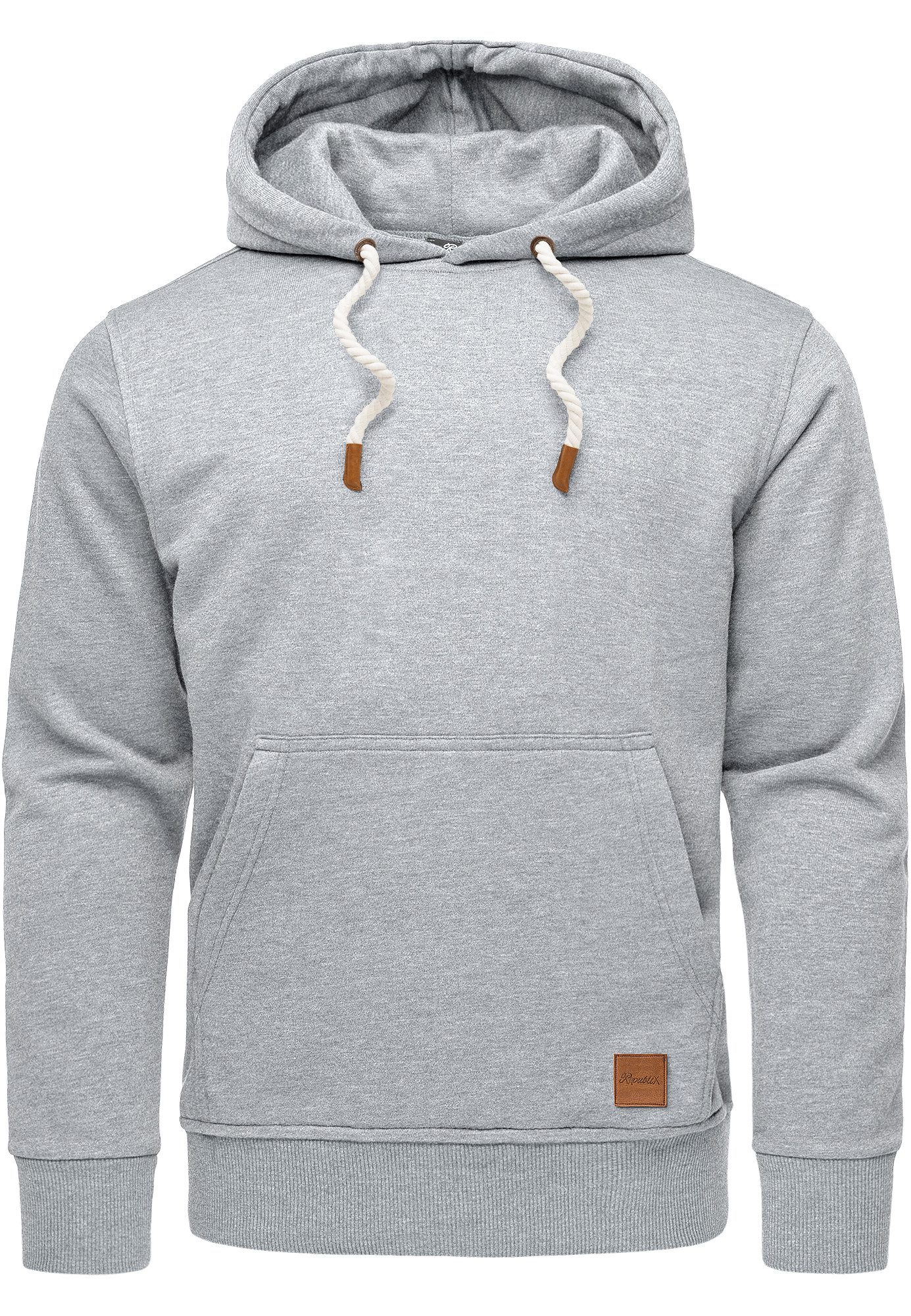 REPUBLIX Sweatshirt ERIC Herren Basic Kapuzenpullover günstig online kaufen