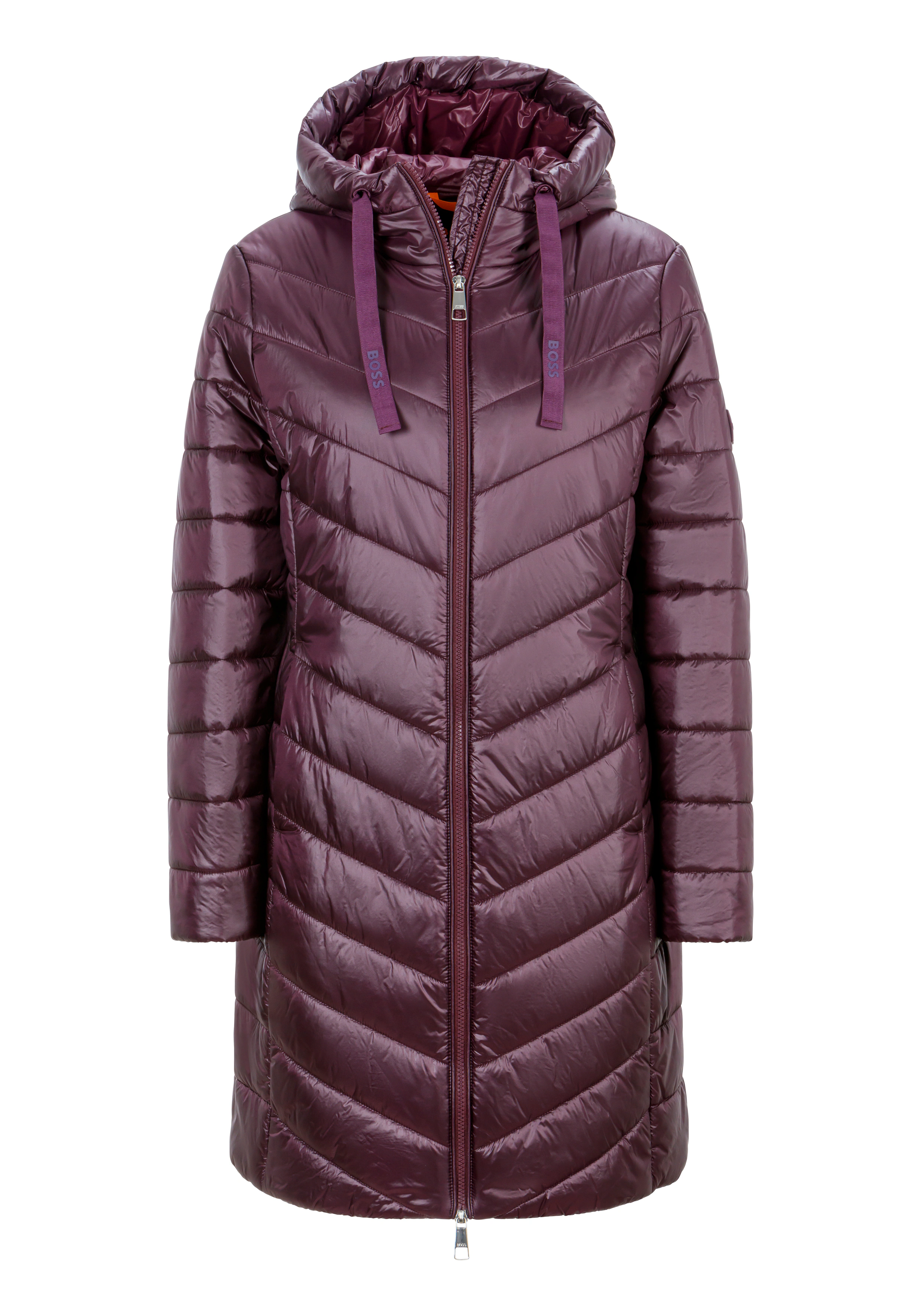 BOSS ORANGE Outdoorjacke "Pinolina Premium Damenmode", mit Kapuze günstig online kaufen