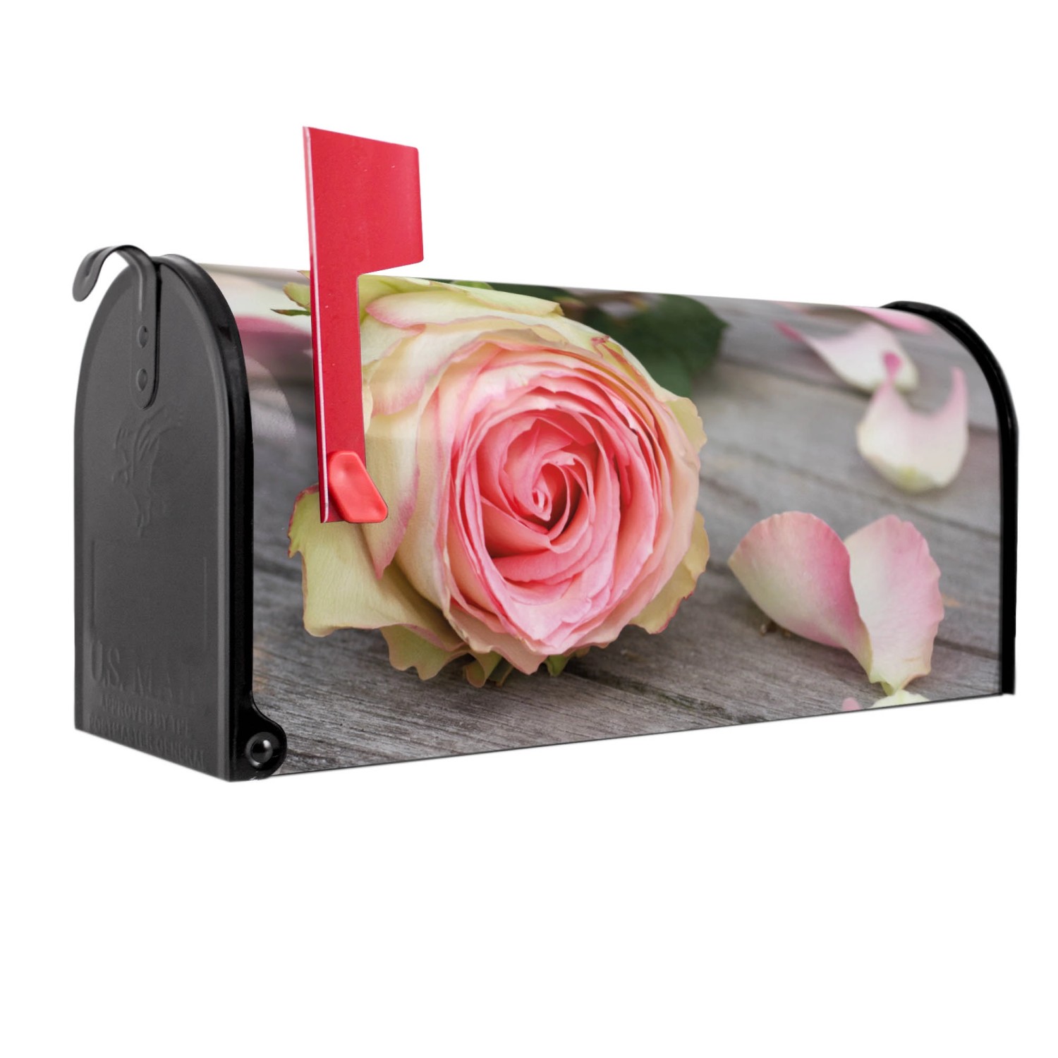 Banjado Amerikanischer Briefkasten Schwarz 48x22x16cm US Mailbox Letterbox günstig online kaufen