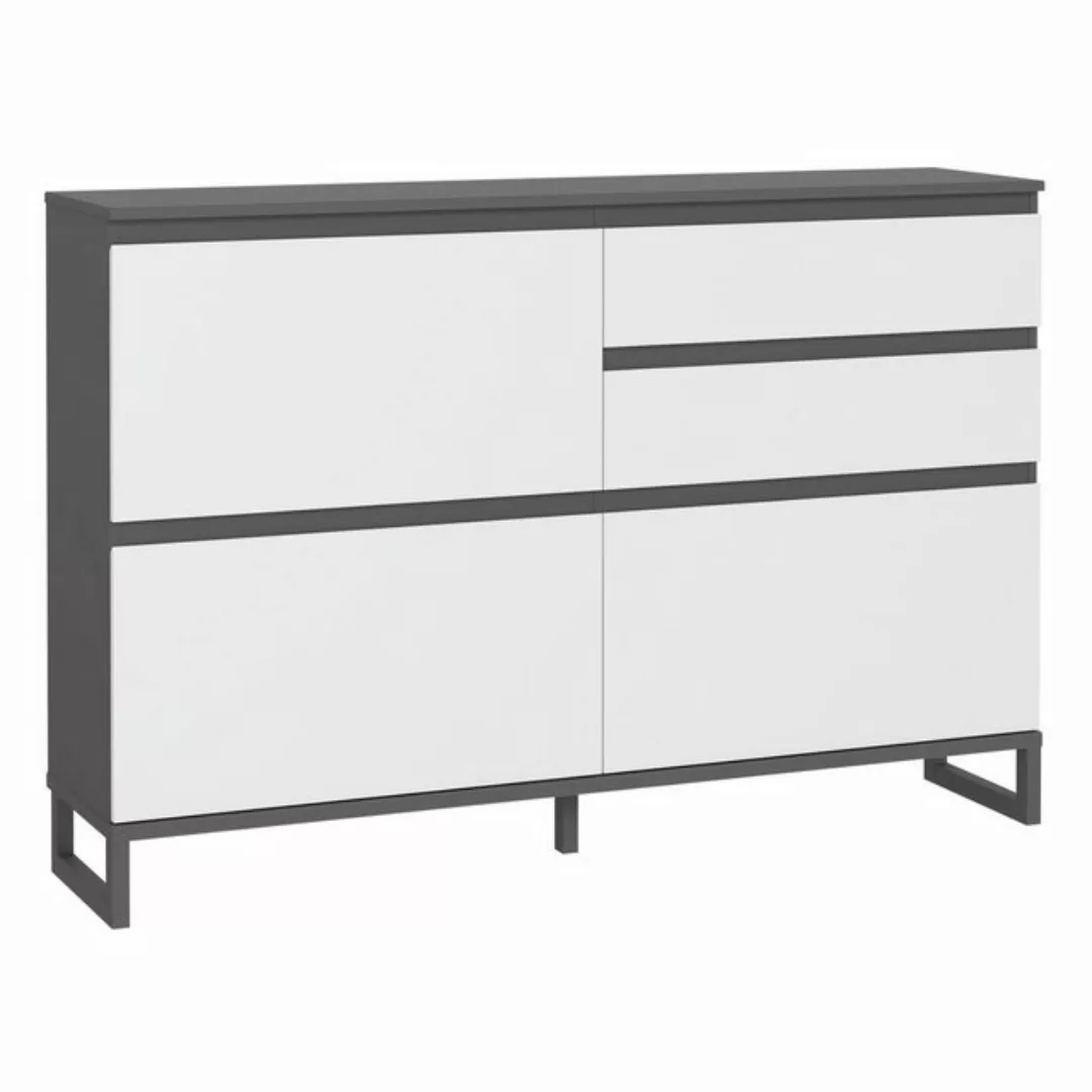 expendio Schuhschrank Quincy 4 Secret Grey/ Wolfram Grey, 150x100x34 cm günstig online kaufen