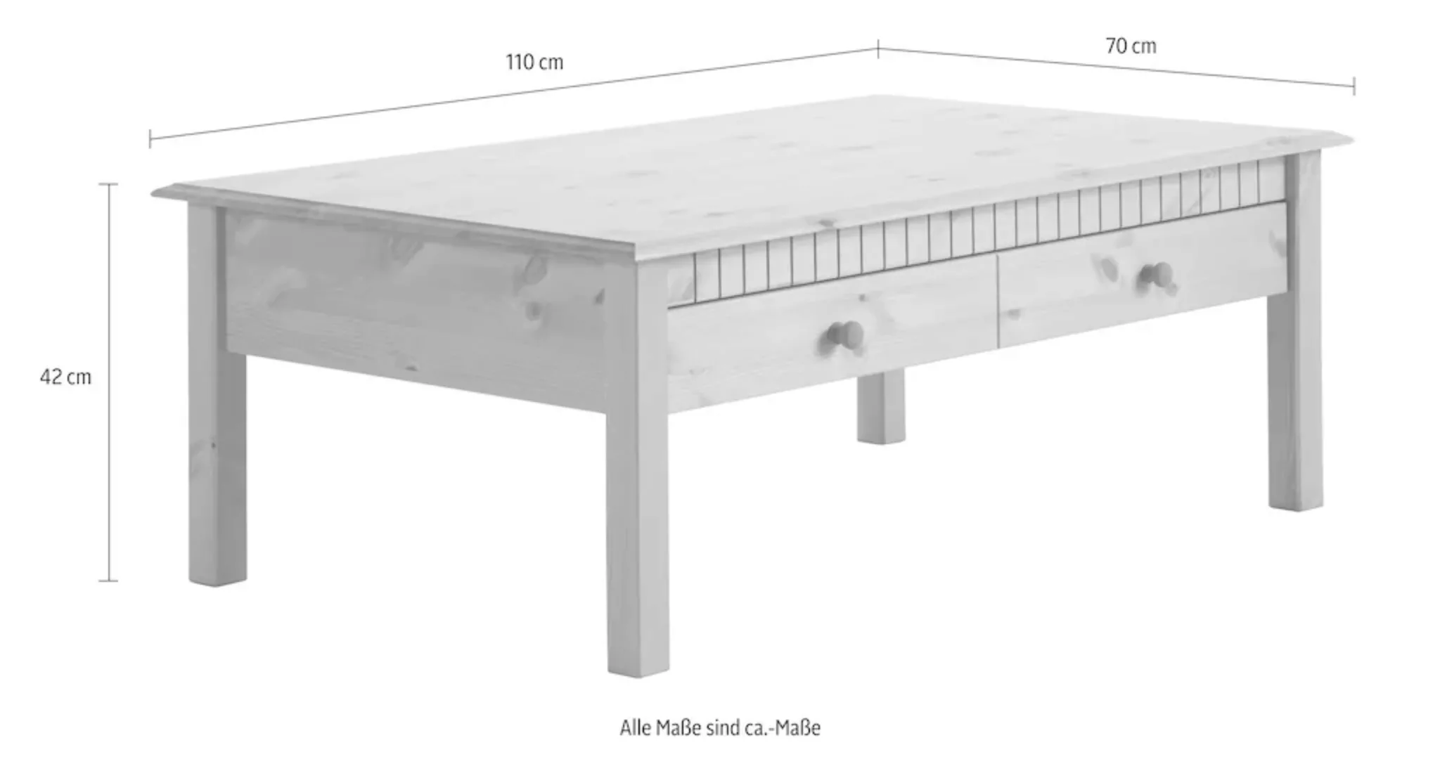 Home affaire Couchtisch "Lisa, TOPSELLER", (Couchtisch, Sofatisch), mit gro günstig online kaufen