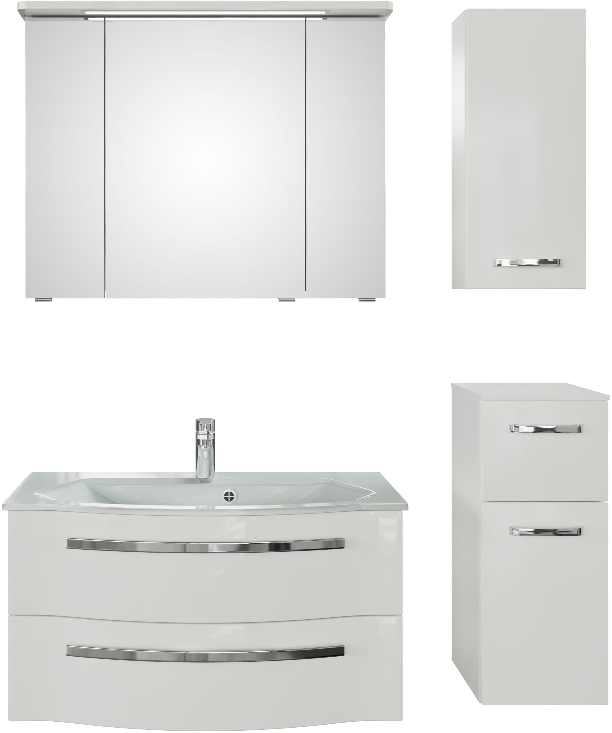 Saphir Badmöbel-Set »Serie 4005«, (Set, 5 St.), Badmöbel-Set Serie 4005, vo günstig online kaufen