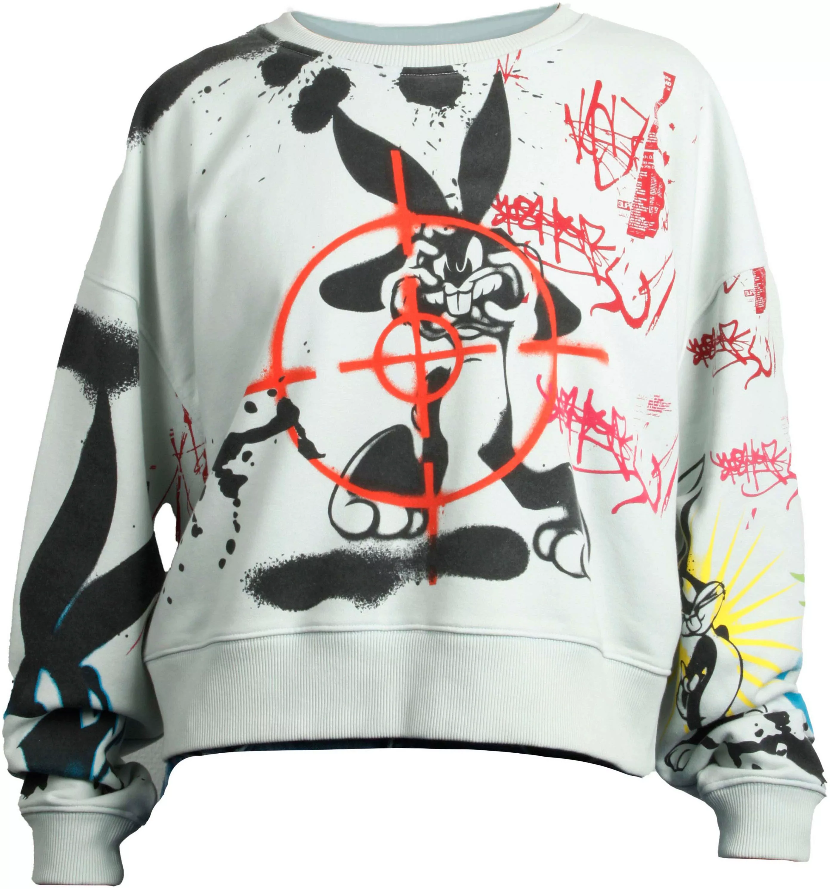 Capelli New York Sweatshirt "Bugs Bunny", mit Allover-Muster günstig online kaufen