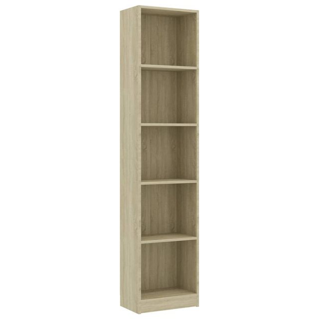 vidaXL Bücherregal Bücherregal 5 Fächer Sonoma Eiche 4024175 cm Spanplatte günstig online kaufen