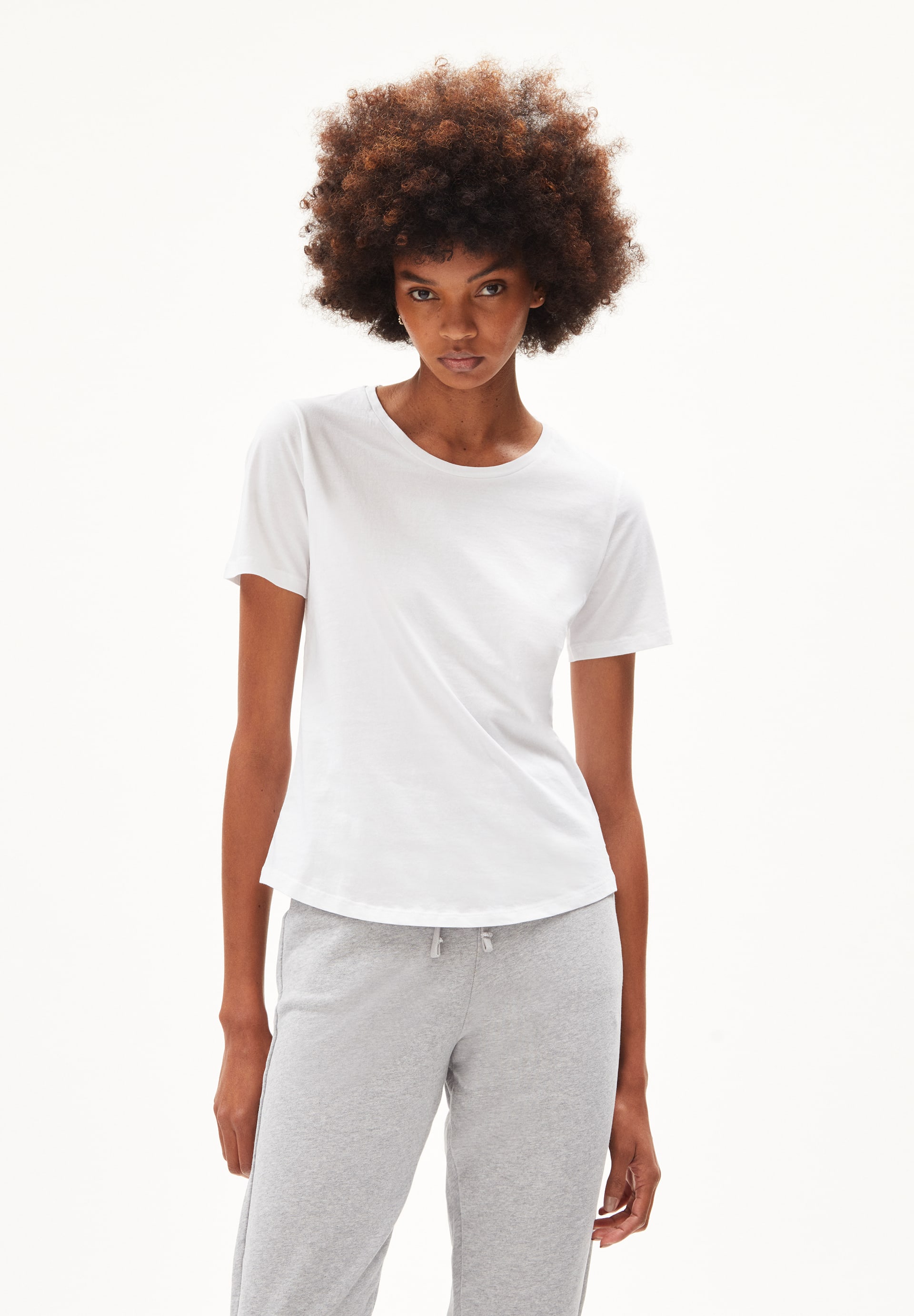 T-Shirt MINAA in white von ARMEDANGELS günstig online kaufen