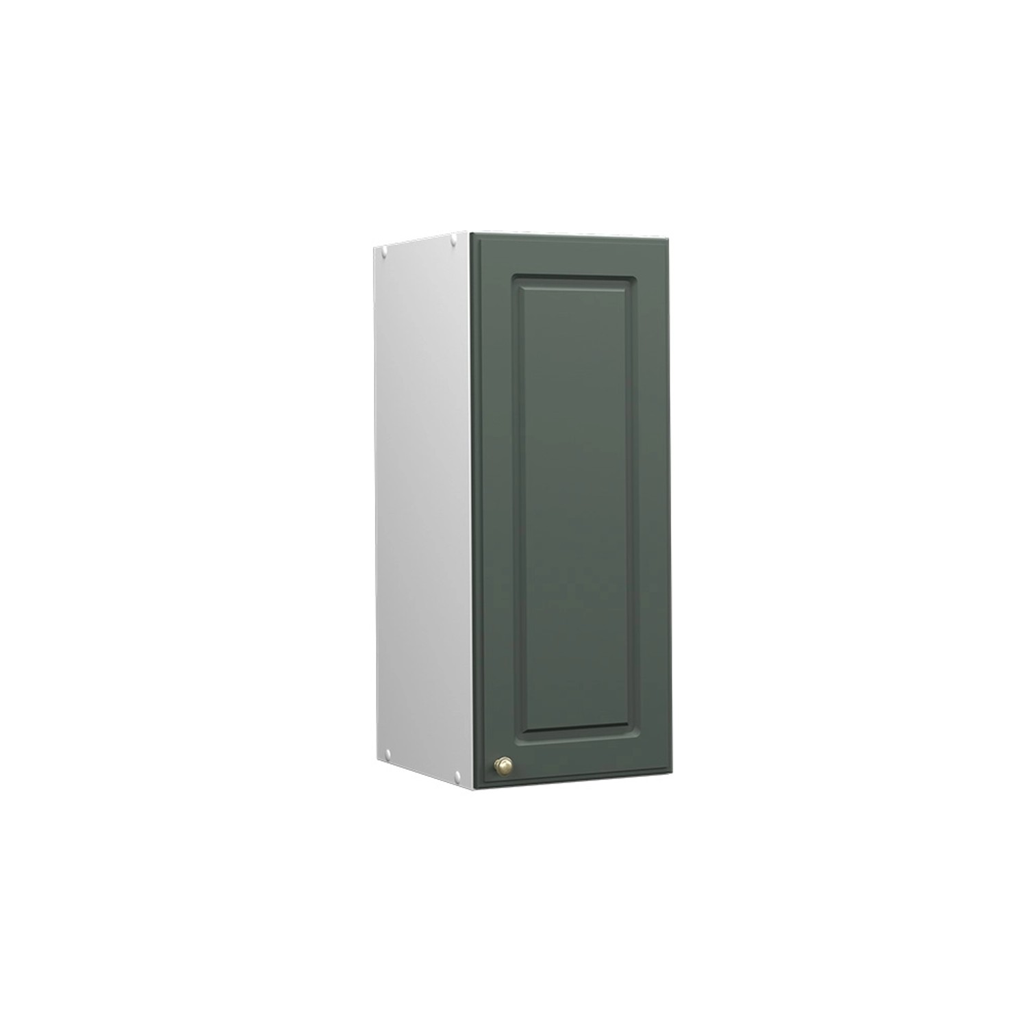 Vicco Badschrank Fame-Line Grün-Gold Landhaus/Weiß 30 x 72 cm günstig online kaufen