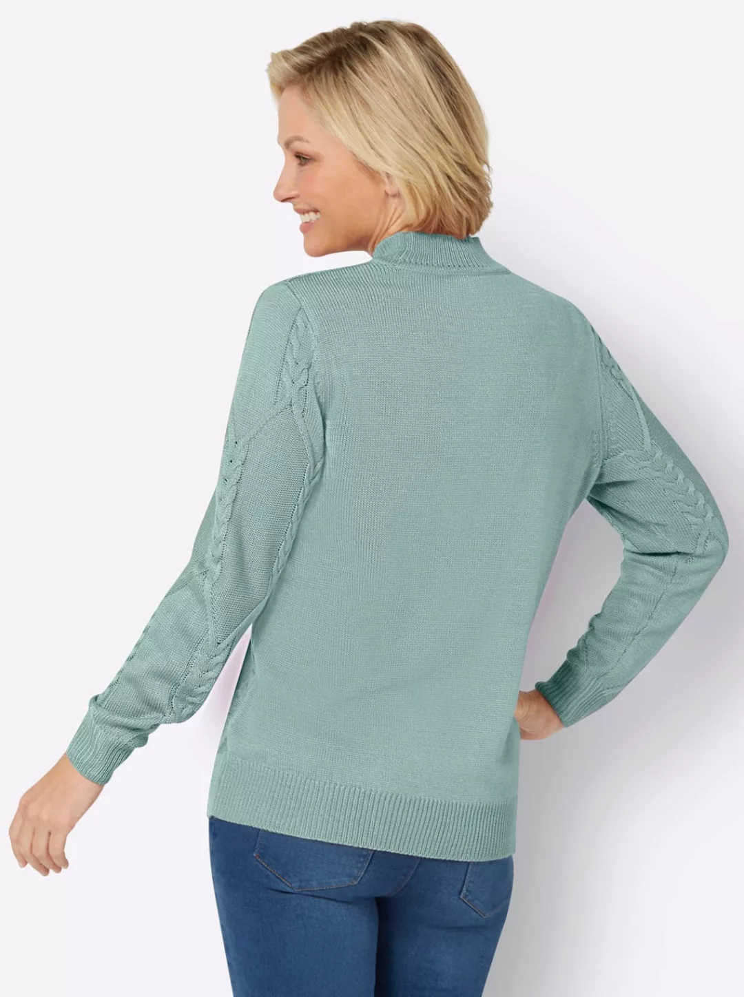 Classic Basics Strickpullover "Stehkragen-Pullover" günstig online kaufen