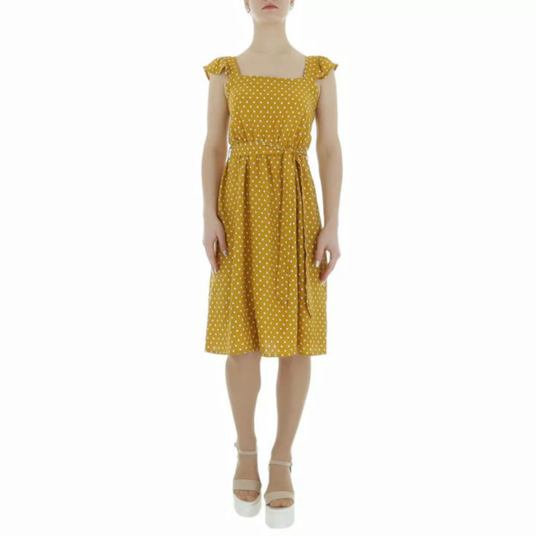 Ital-Design Sommerkleid Damen Freizeit (85941350) Rüschen Gepunktet Sommerk günstig online kaufen