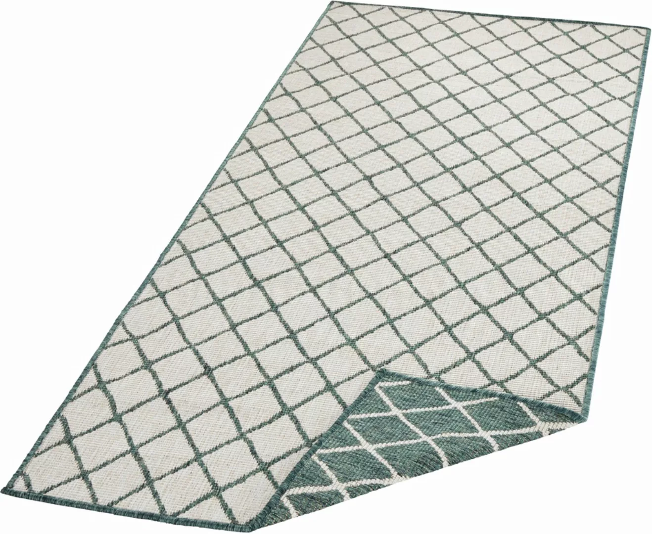 NORTHRUGS Teppich »Malaga Wendeteppich«, rechteckig, 5 mm Höhe, In-& Outdoo günstig online kaufen