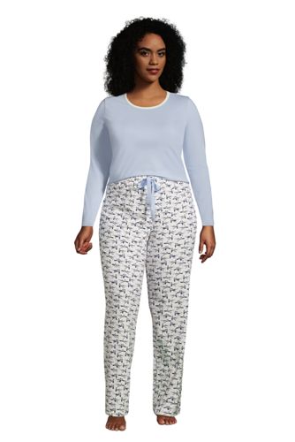 Draper James Jersey Pyjama-Set in großen Größen, Damen, Größe: 52-54 Plusgr günstig online kaufen