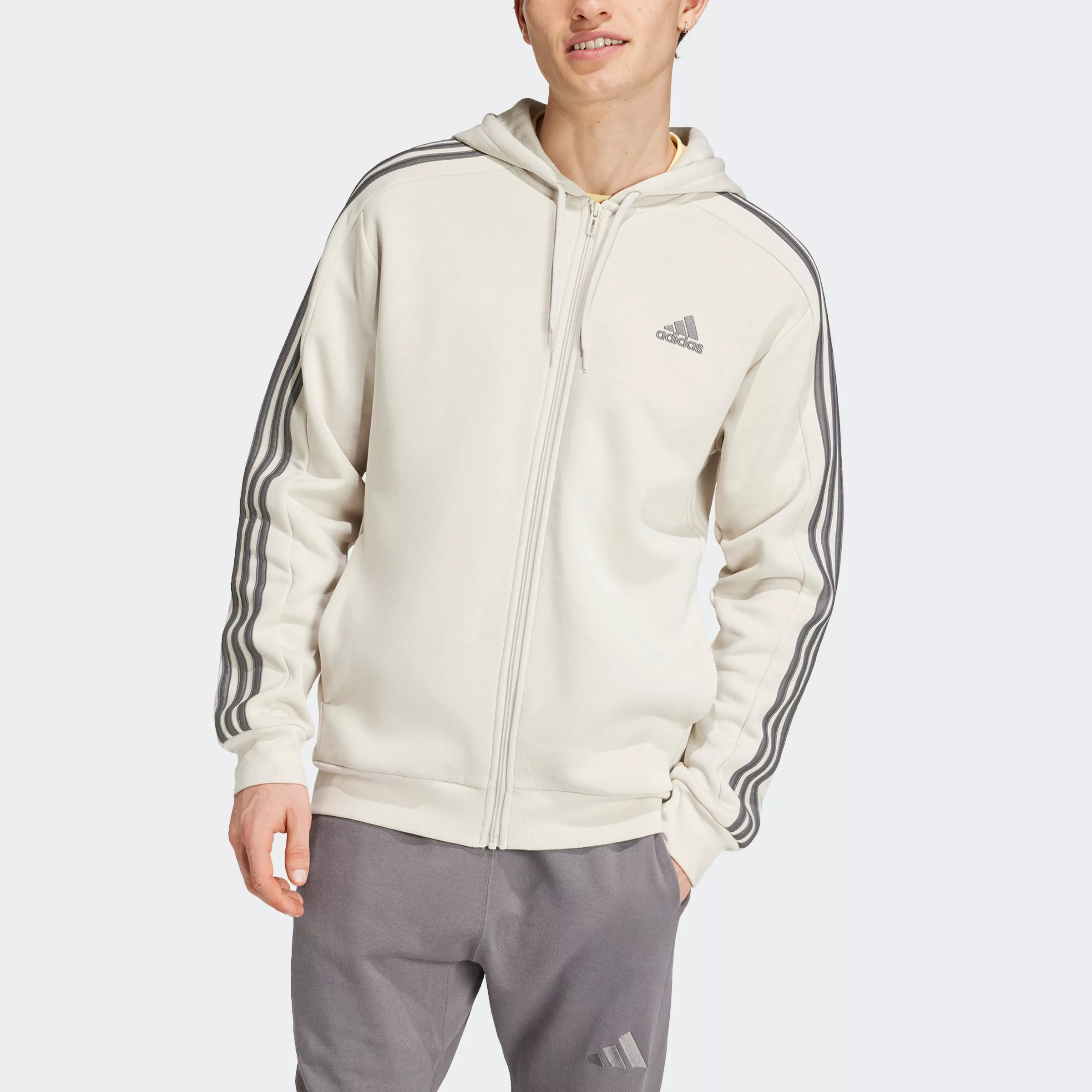 adidas Sportswear Kapuzensweatjacke "M 3S FL FZ HD", angenehmes Material au günstig online kaufen