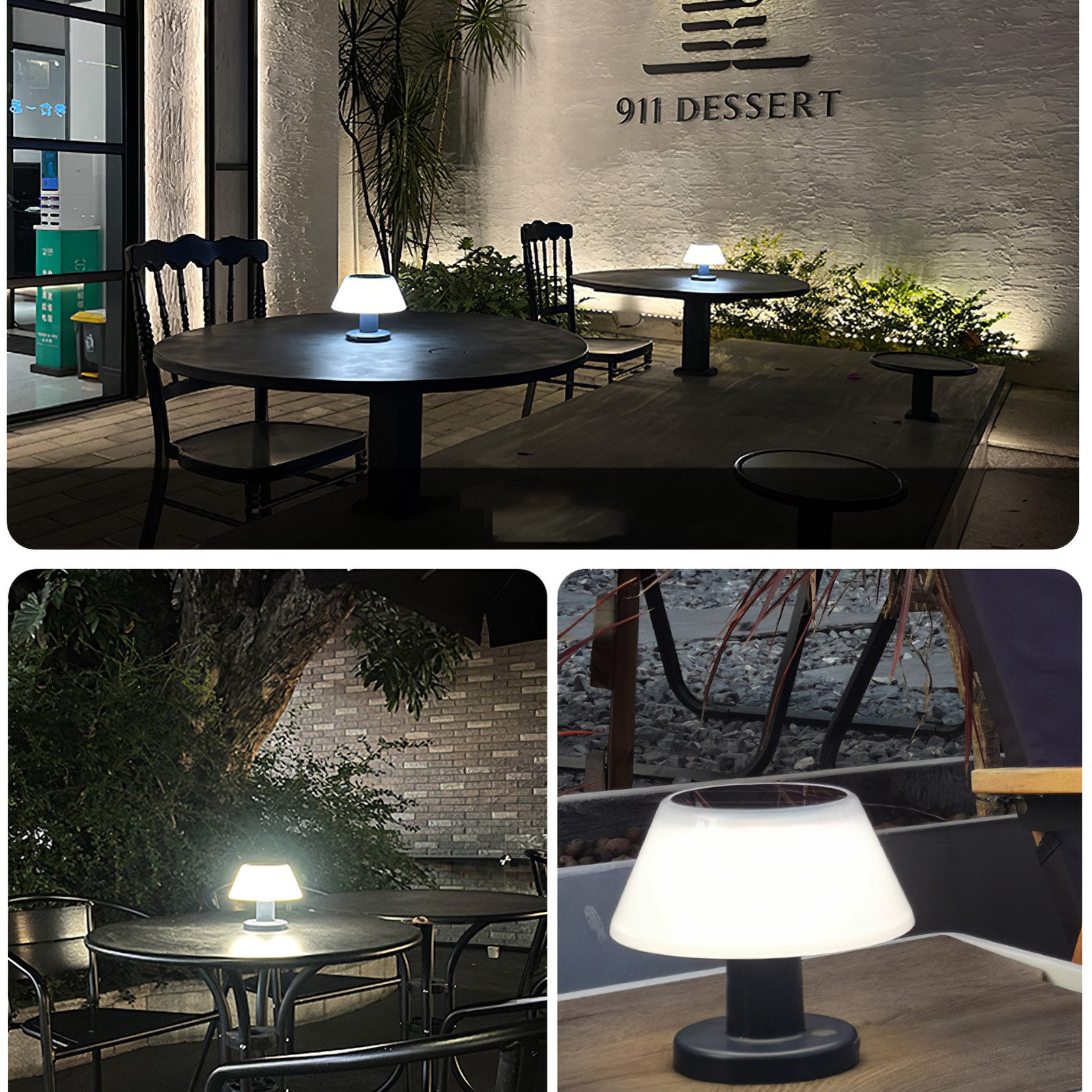BlingBin LED Außen-Tischleuchte LED Solar Tischleuchte günstig online kaufen