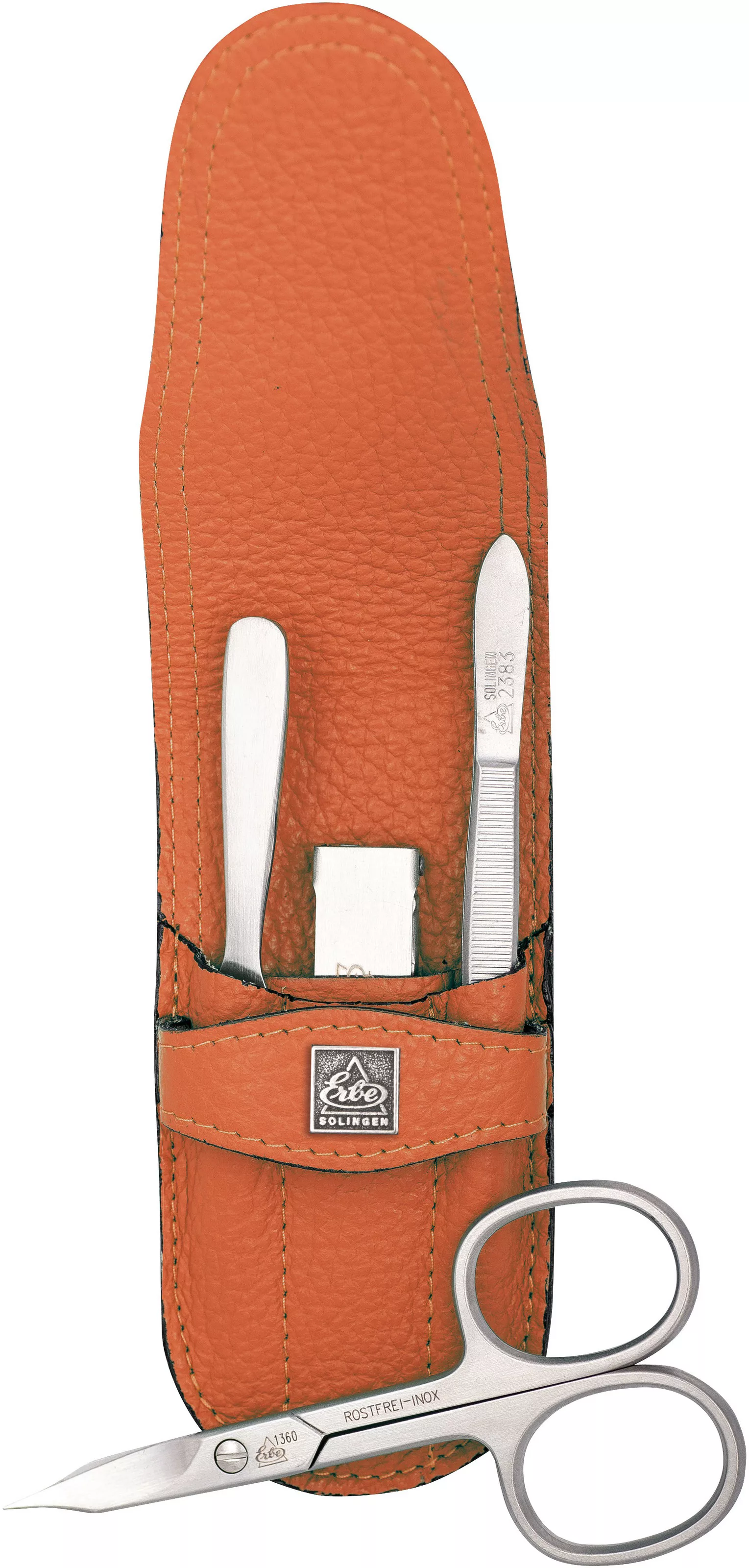 ERBE Maniküre-Etui »ERBE Maniküre Set Steck-Etui Serie "Piemont", orange, 4 günstig online kaufen