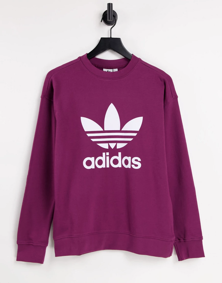 Adidas Originals Trf Crew Sweatshirt 38 Victory Crimson günstig online kaufen