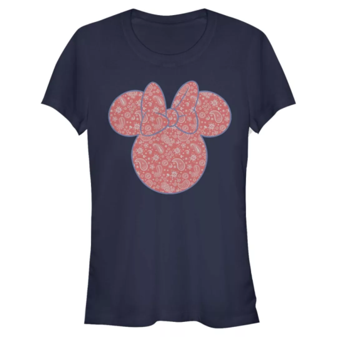 Disney - Micky Maus - Minnie Maus Americana Paisley - Frauen T-Shirt günstig online kaufen