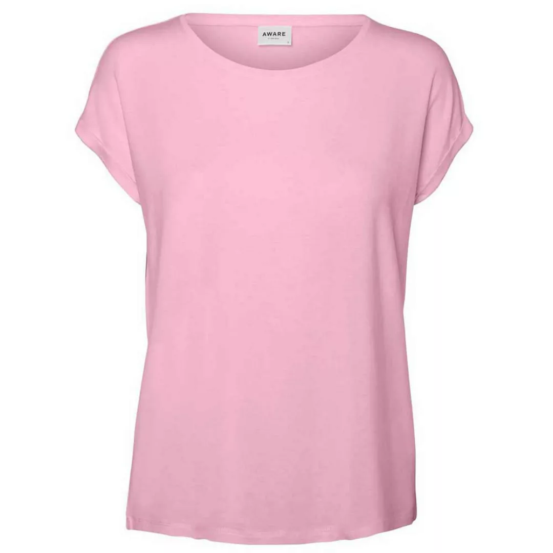 Vero Moda Ava Plain Kurzärmeliges T-shirt XL Roseate Spoonbill günstig online kaufen