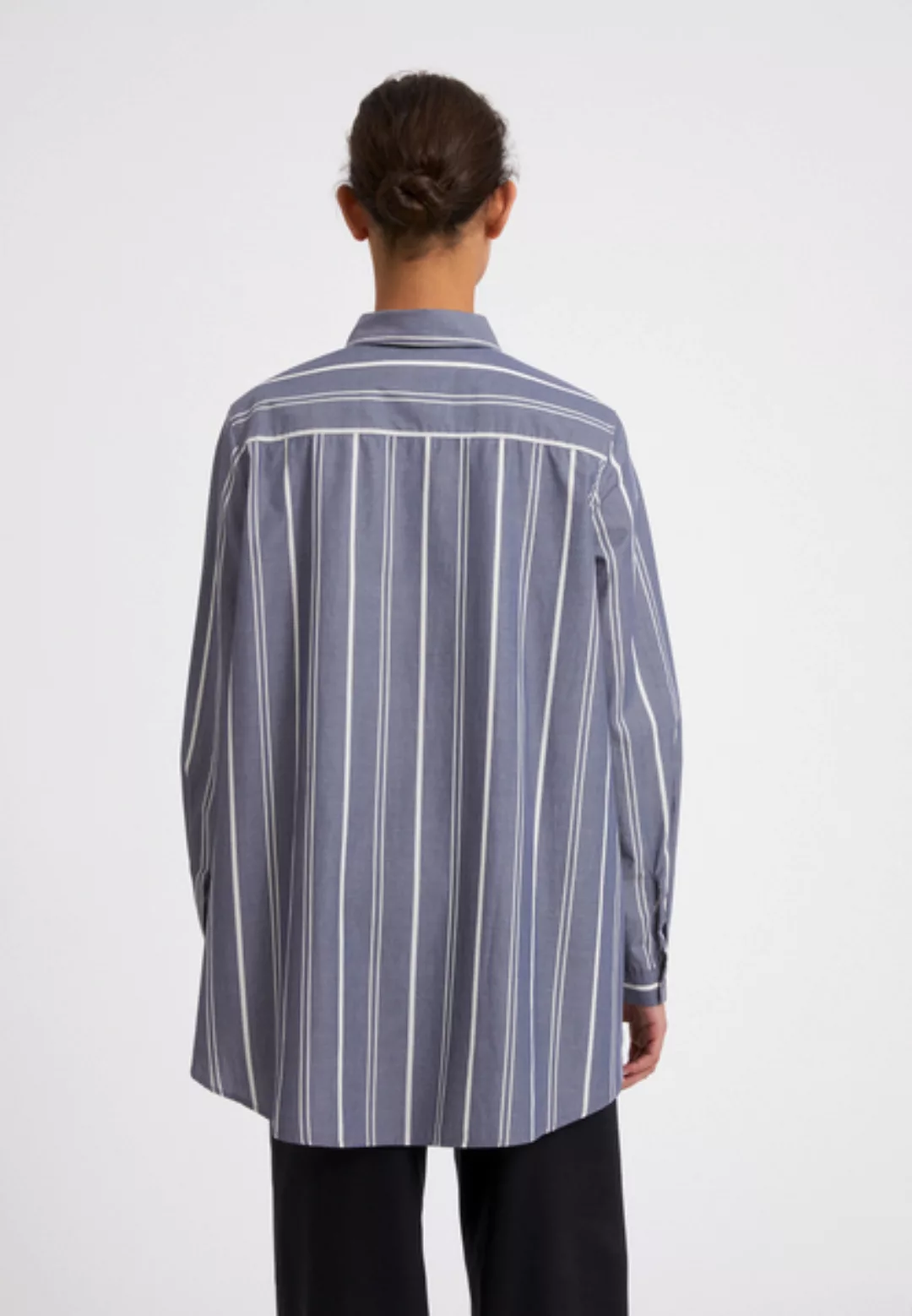 Blancaa Yd Stripe - Damen Bluse Aus Bio-baumwolle günstig online kaufen