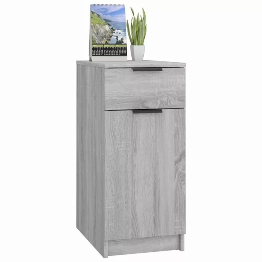 vidaXL Aktenschrank Schreibtischschrank Grau Sonoma 33,5x50x75 cm Spanplatt günstig online kaufen