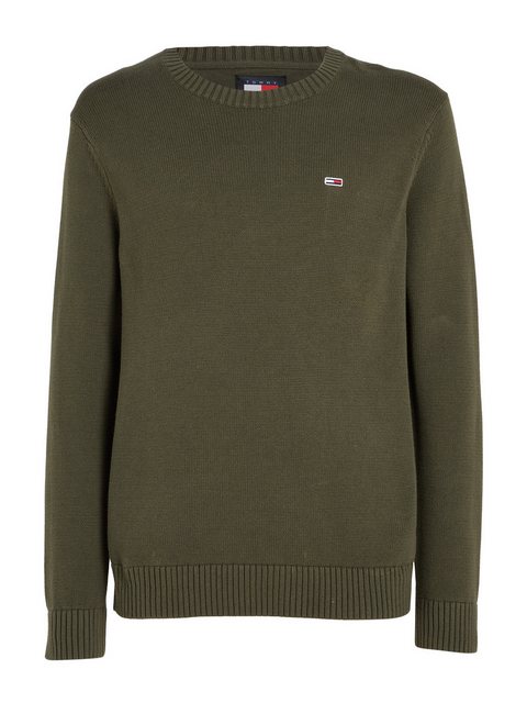 Tommy Jeans Strickpullover TJM SLIM ESSNTLS C-NECK SWEATER mit Markenlogo a günstig online kaufen