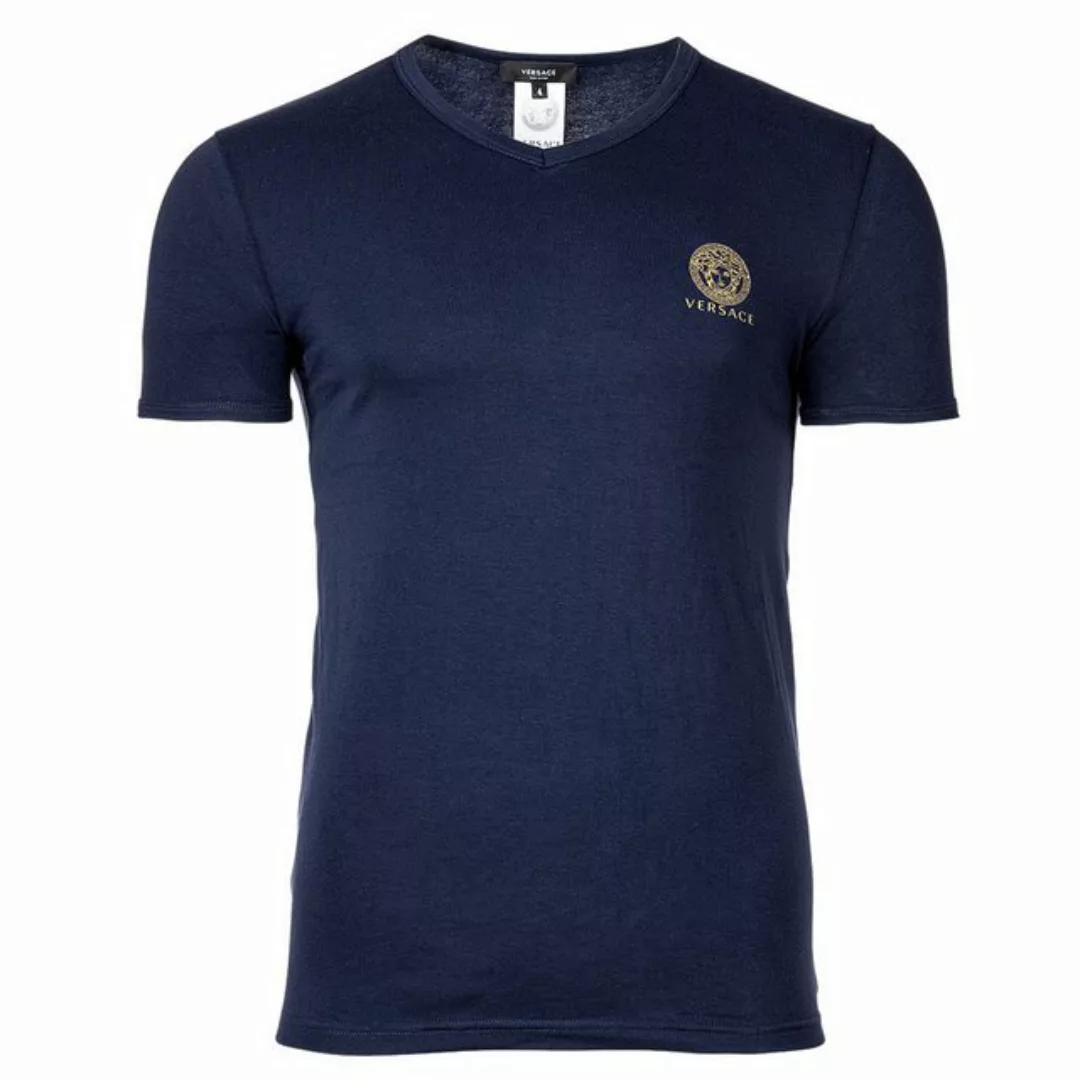 Versace T-Shirt Herren T-Shirt - Unterhemd, V-Ausschnitt, Stretch (Packung, günstig online kaufen