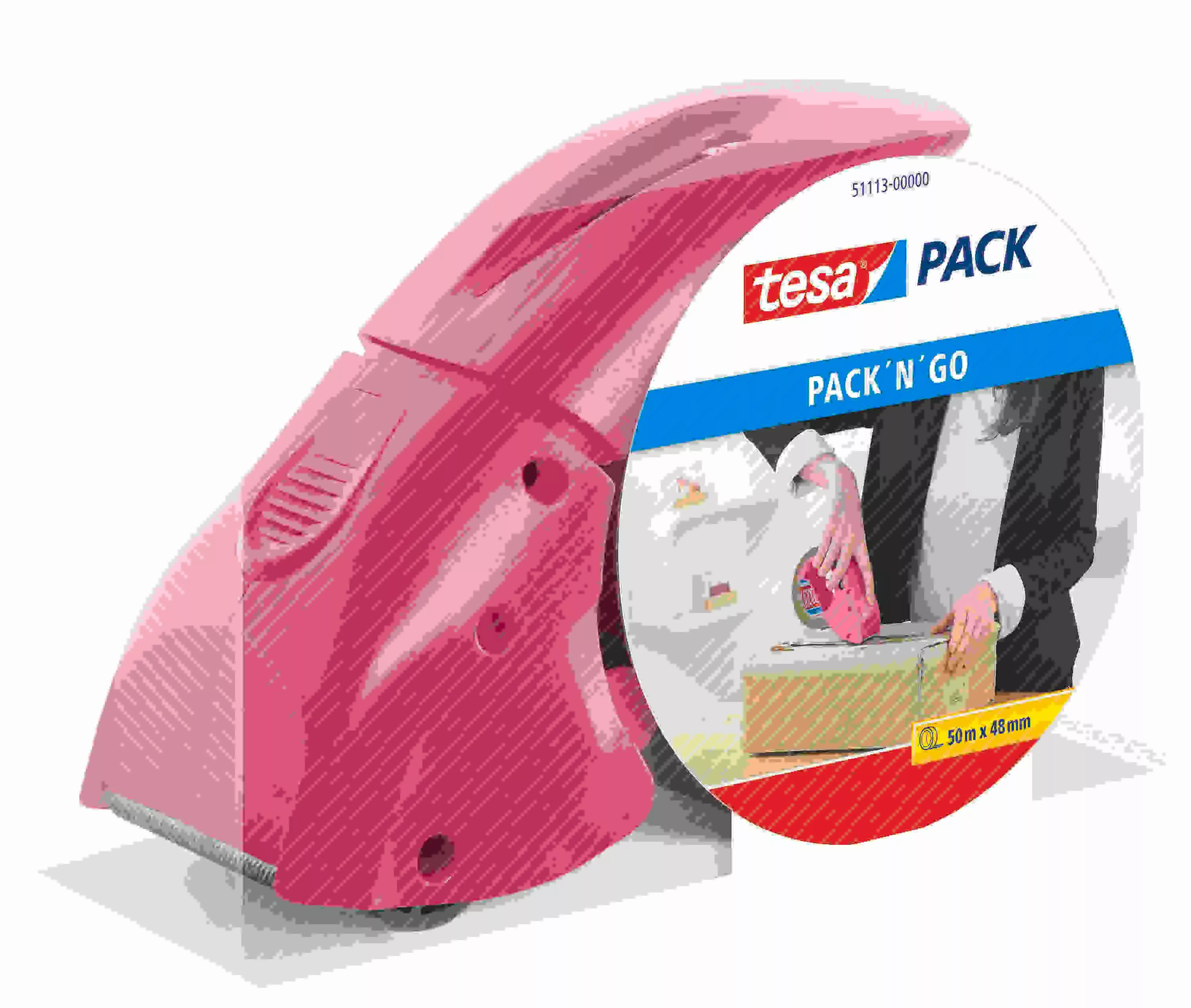 tesa Klebeband tesapack Abroller (Packung, 1-St) günstig online kaufen