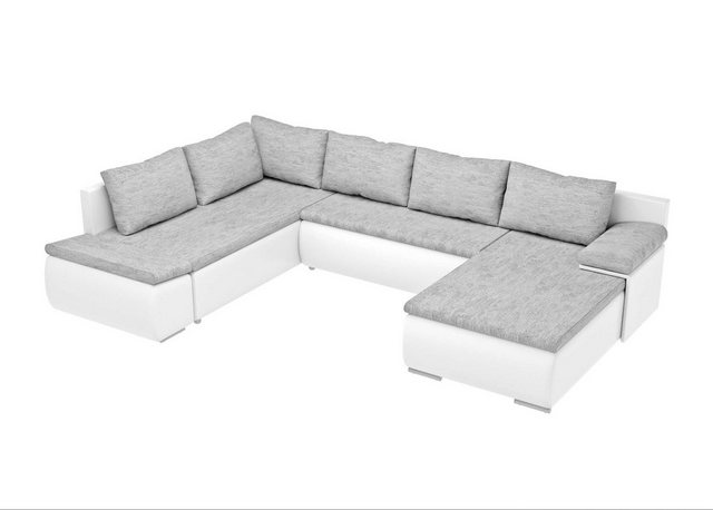 99rooms Wohnlandschaft Nessi, Sofa, U-Form, Ottomane links oder rechts best günstig online kaufen