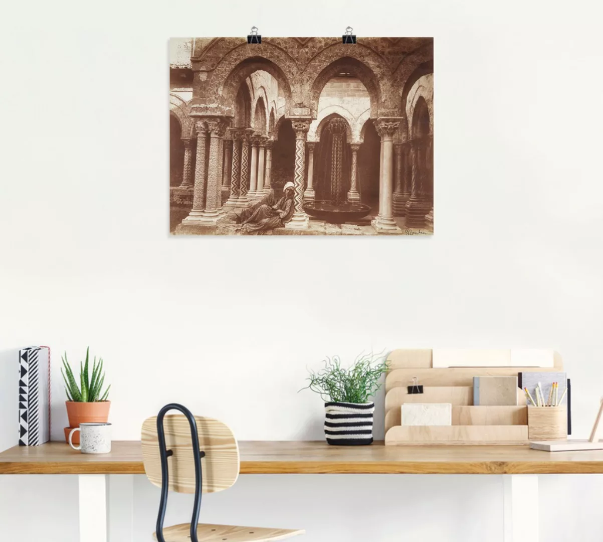 Artland Wandbild "Jüngling in arabischer Tracht", Architektonische Elemente günstig online kaufen