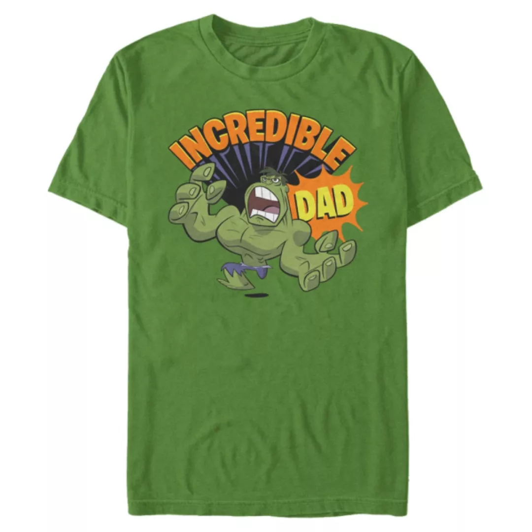 Marvel - Avengers - Hulk Incredible Dad Retro - Vatertag - Männer T-Shirt günstig online kaufen