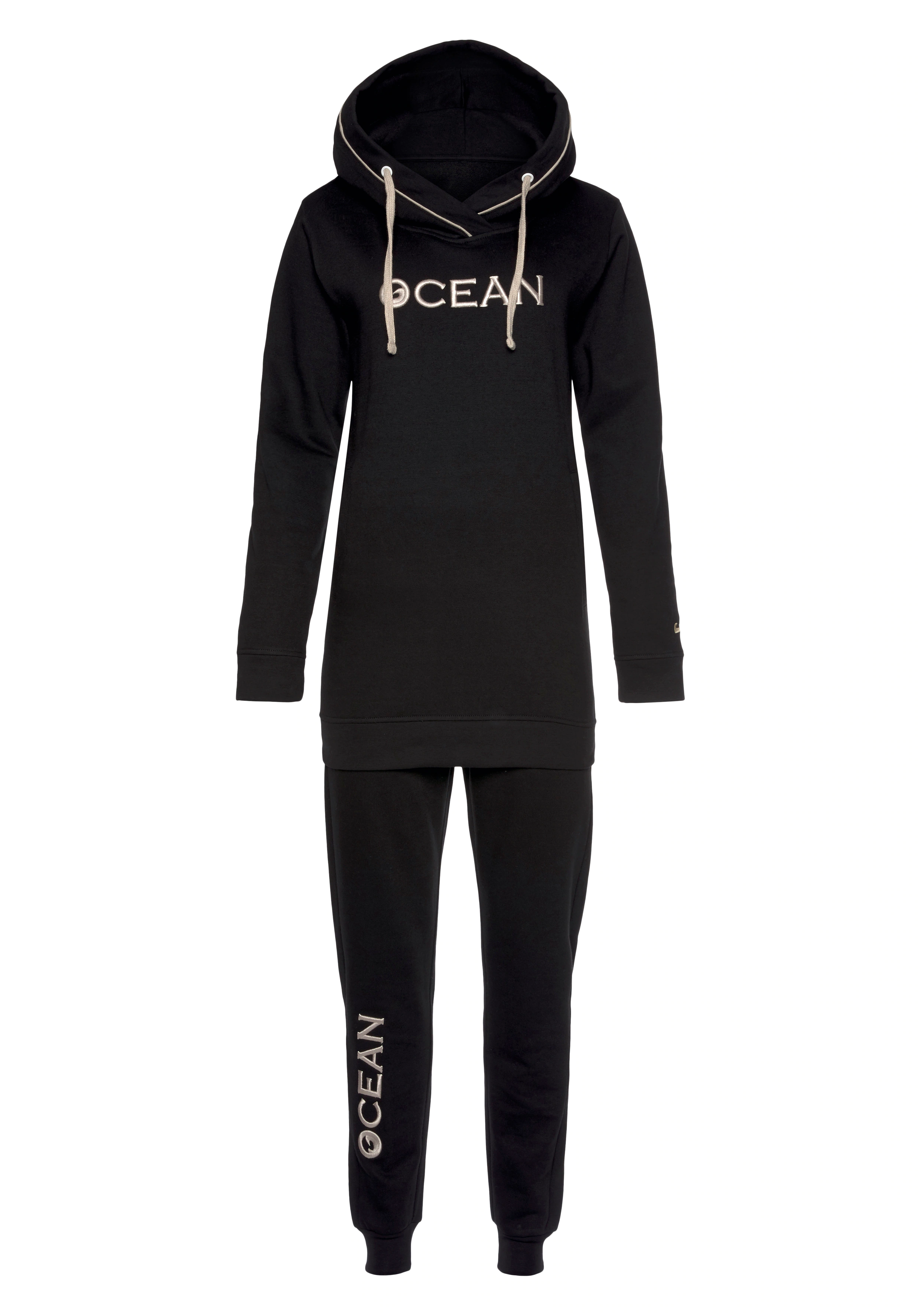 Ocean Sportswear Jogginganzug "Longhoody + Jogginghose", (2 tlg.), aus rein günstig online kaufen