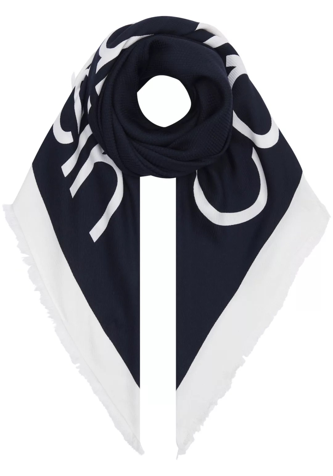 Calvin Klein Modetuch "CONTRAST LOGO JACQUARD SCARF", mit Logoschriftzug günstig online kaufen