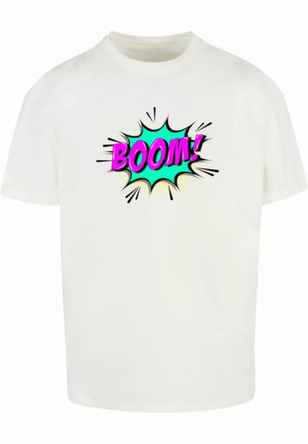 Merchcode T-Shirt Merchcode Herren BOOM Comic Heavy Oversized Tee (1-tlg) günstig online kaufen