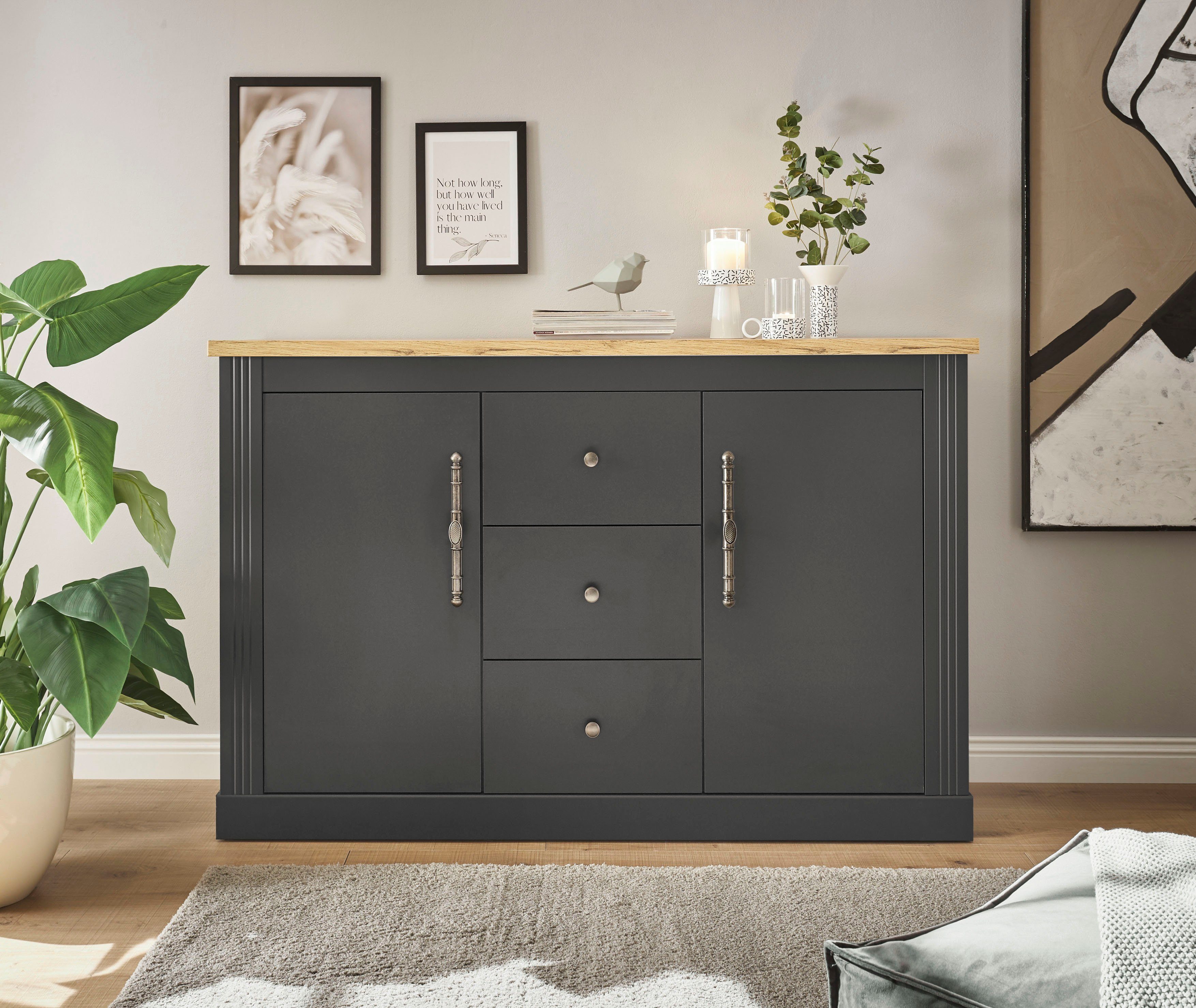 Home affaire Sideboard "WESTMINSTER TOPSELLER", (Breite ca. 146 cm), im rom günstig online kaufen