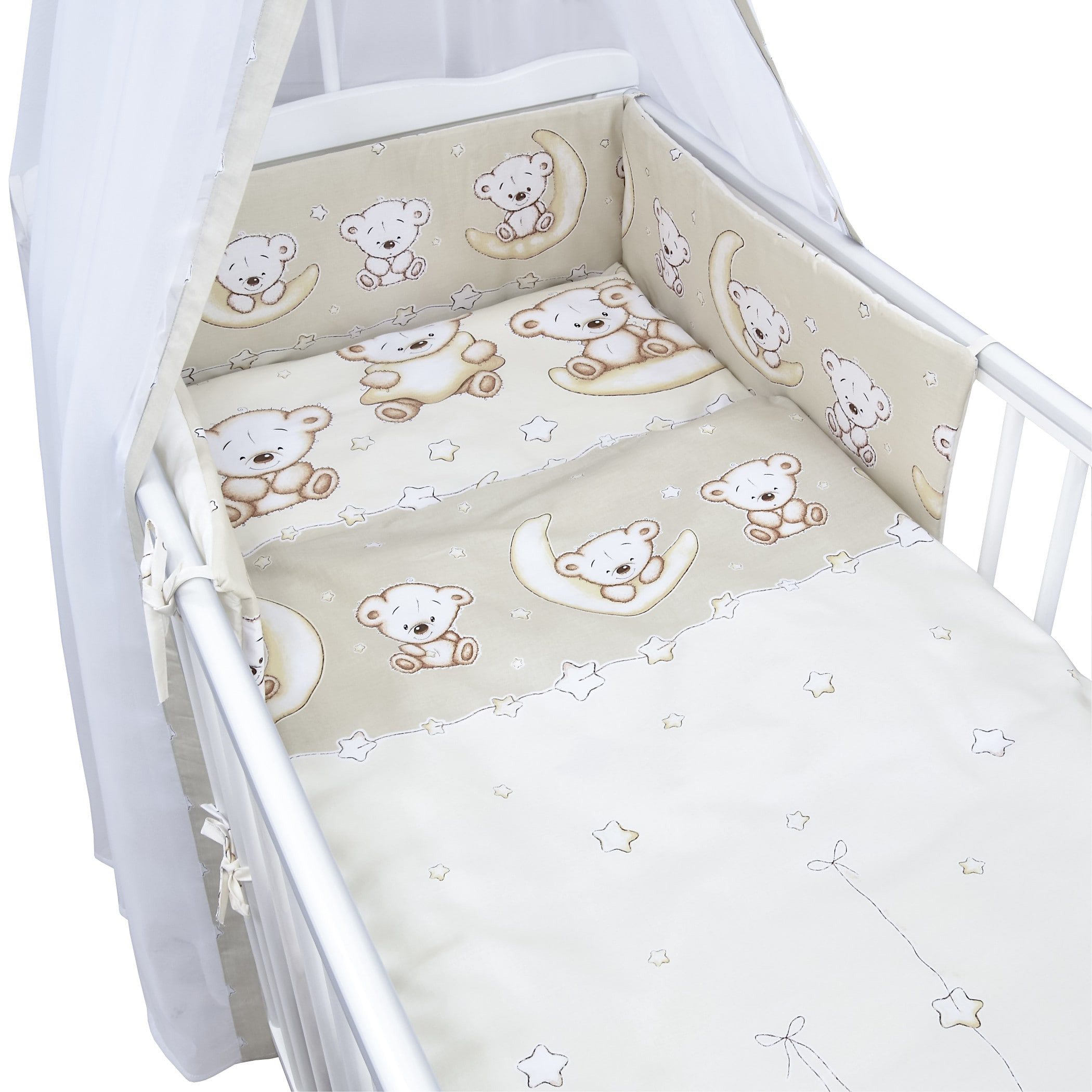 Baby-Delux Babybettwäsche Baby Bettwäsche Set 4-Tlg. günstig online kaufen