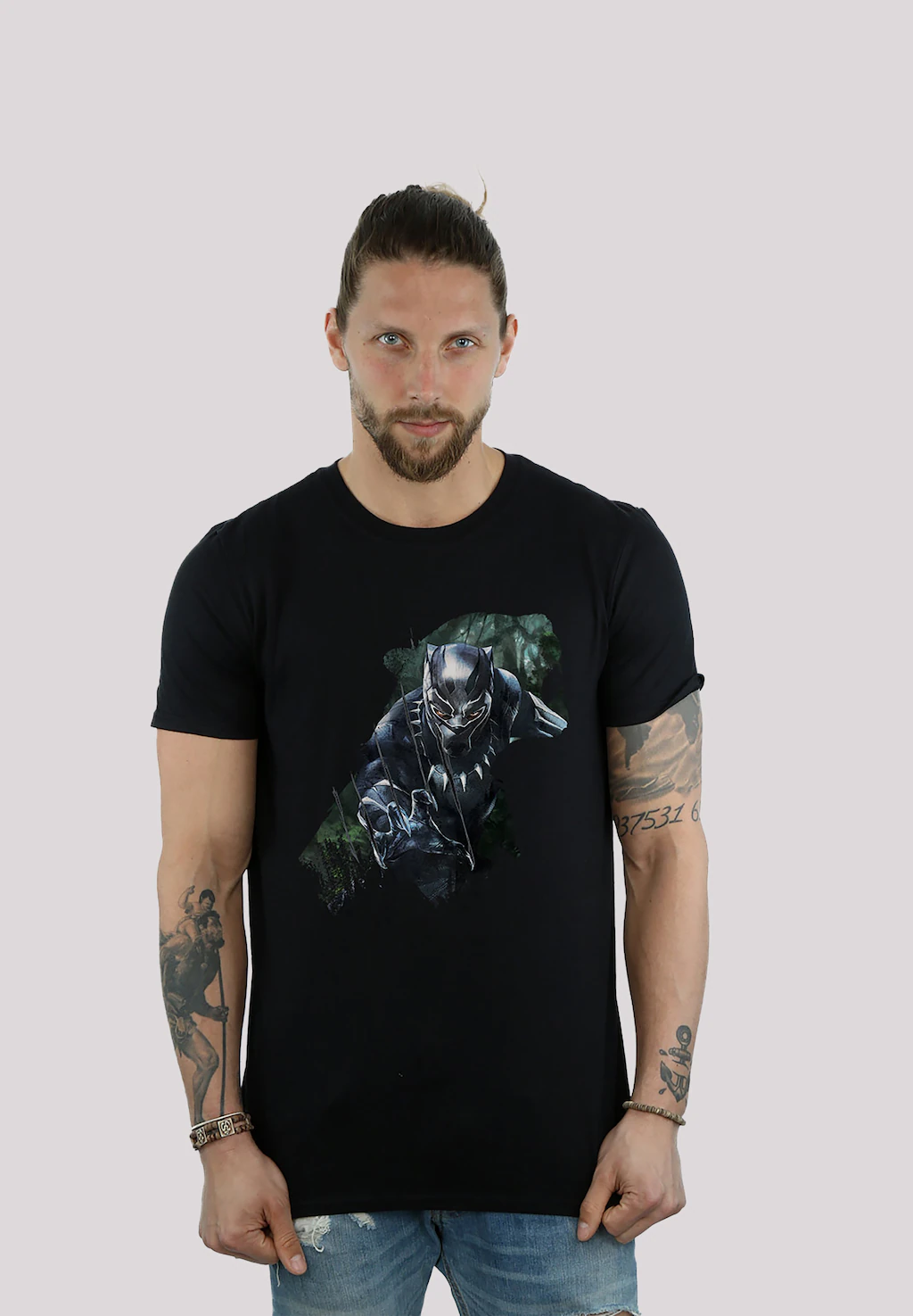 F4NT4STIC T-Shirt "Marvel Black Panther Wild Sillhouette", Print günstig online kaufen