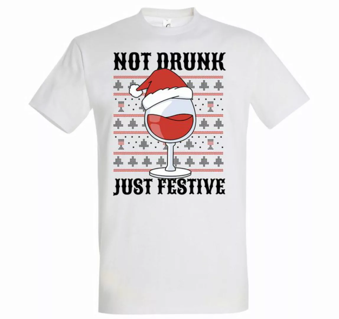 Youth Designz Print-Shirt Not Drunk Just Festive Herren T-Shirt mit modisch günstig online kaufen