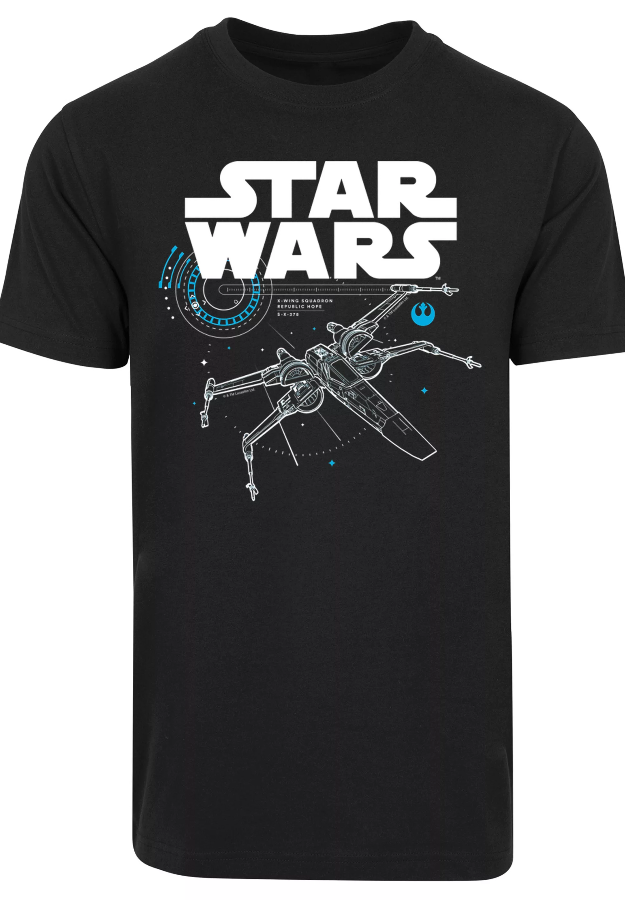 F4NT4STIC T-Shirt "Star Wars The Last Jedi X Wing", Herren,Premium Merch,Re günstig online kaufen